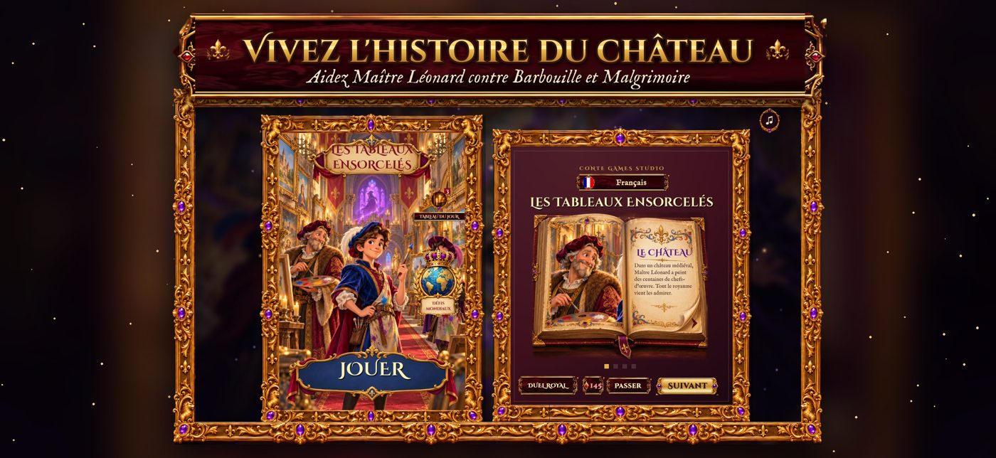 Vivez l’histoire du château avec Maître Léonard